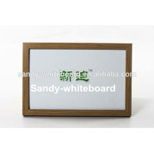 De madera de un marco pizarra zhejiang fábrica sandy-whiteboard